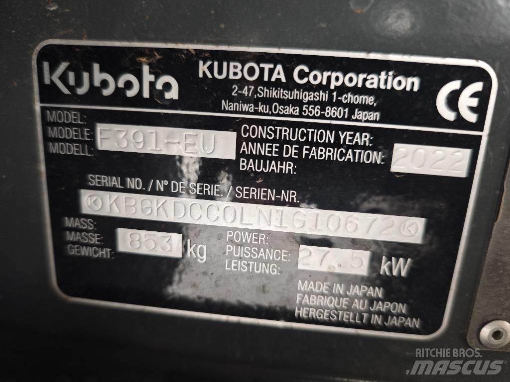 Kubota F 391 Samochodné kosačky