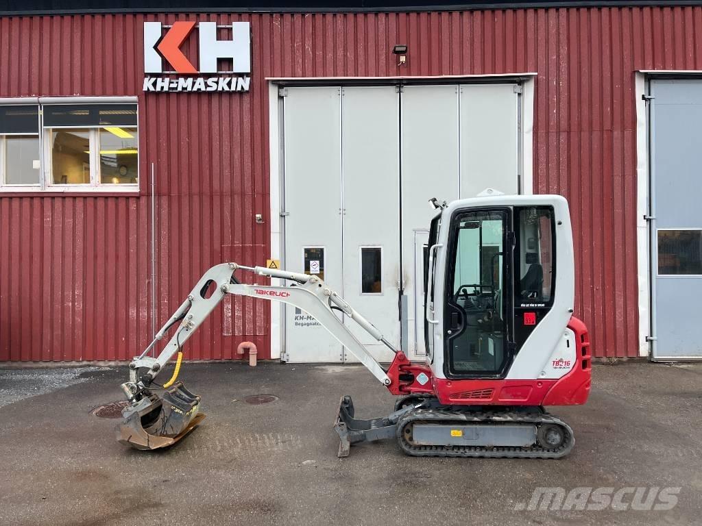 Takeuchi TB 216 Mini rýpadlá < 7t