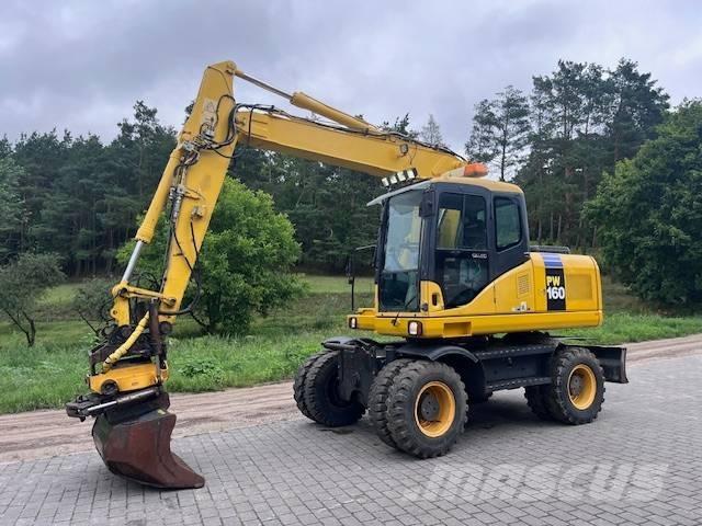 Komatsu PW 160 ES-7K Kolesové rýpadlá