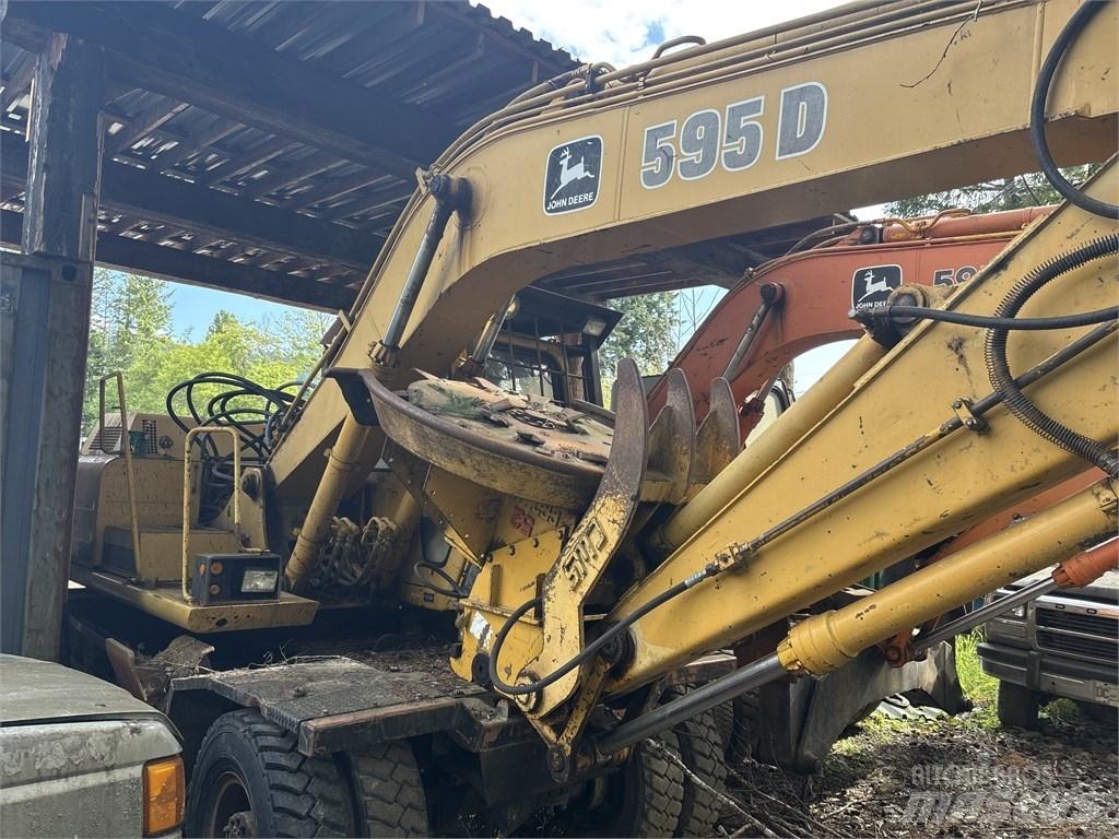 DEERE 595D Kolesové rýpadlá