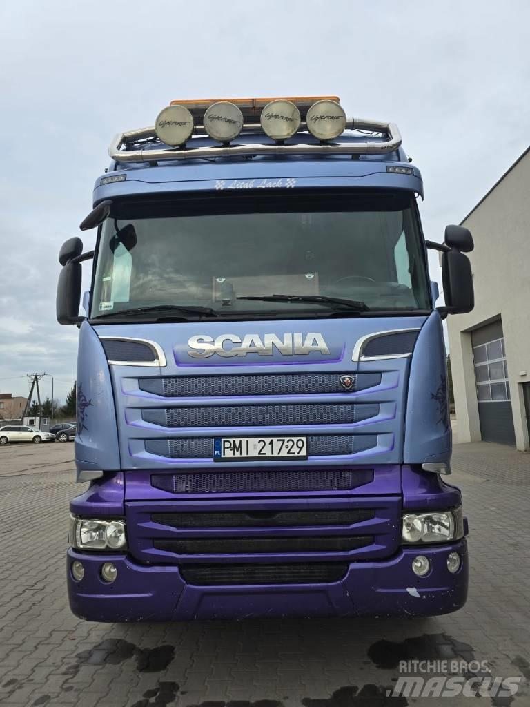 Scania R 580 Nákladné vozidlá na prepravu dreva