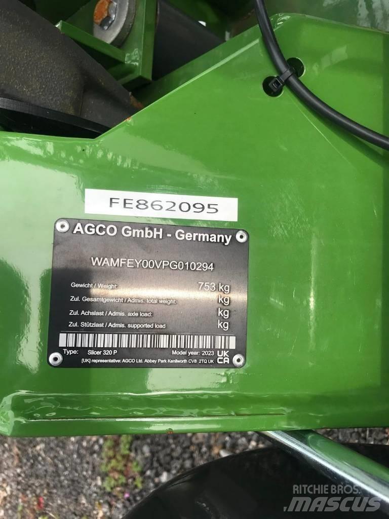 Fendt Slicer 320 P Žacie stroje