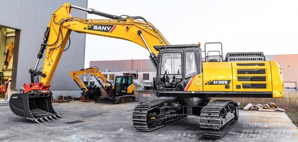 Sany SY390H Pásové rýpadlá
