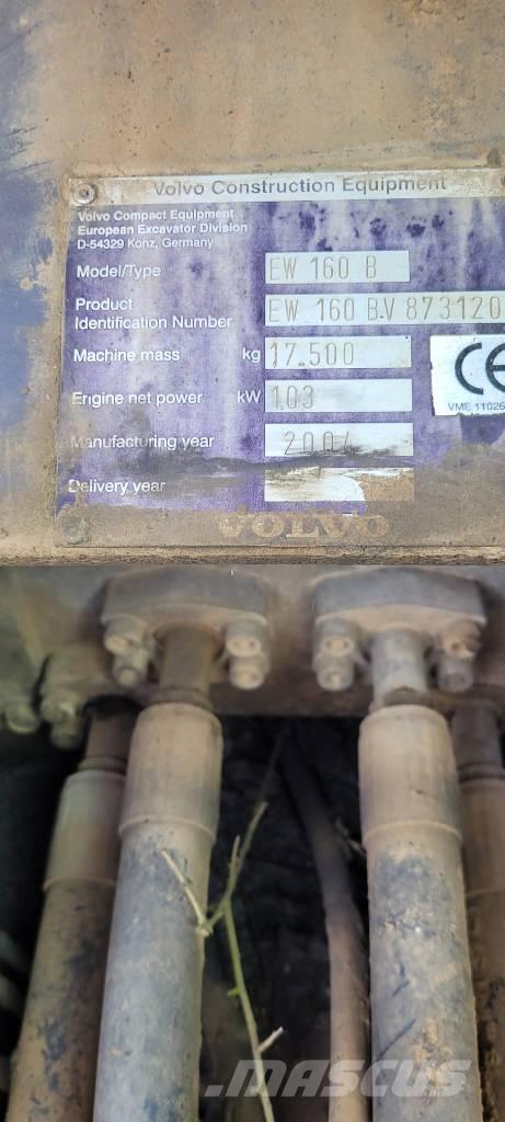 Volvo EW 160 Kolesové rýpadlá