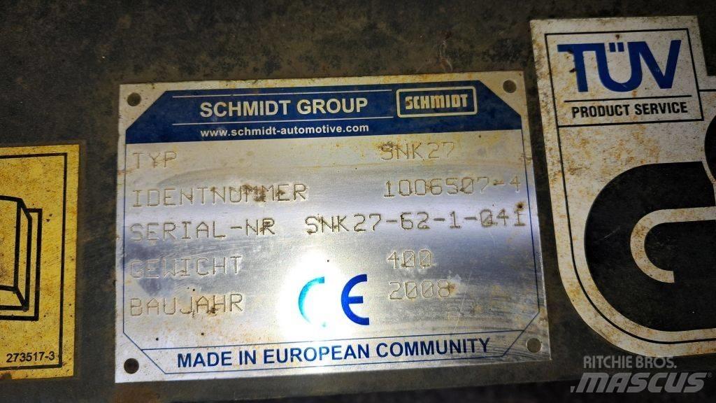 Schmidt SNK27 Snežné pluhy, predné snežné radlice