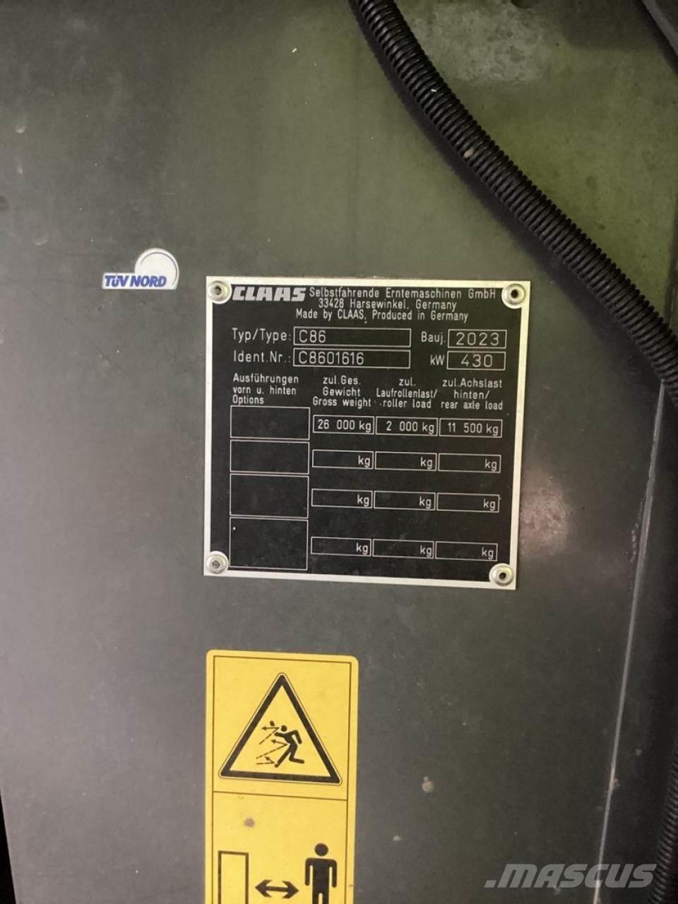 Claas 8700 TT Ďalšie poľnohospodárske stroje