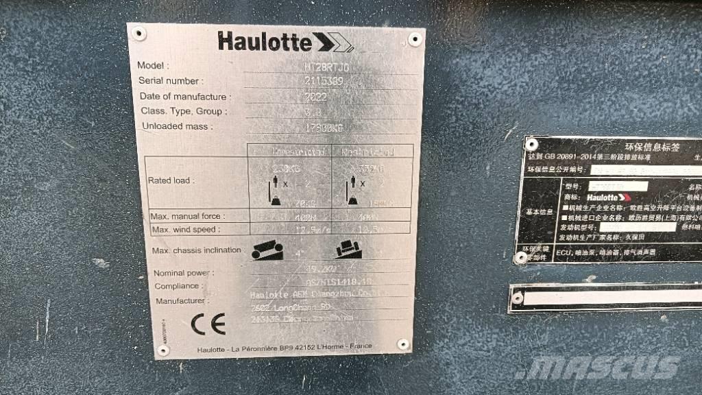Haulotte HT28RTJO Teleskopické plošiny