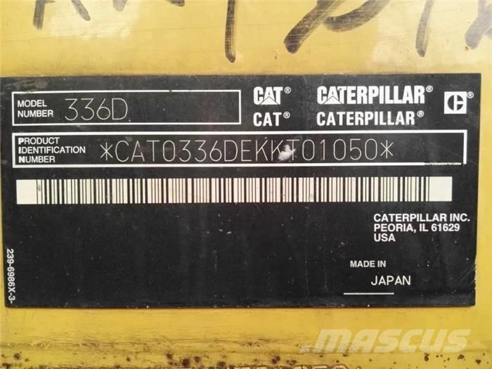 CAT 336 D Pásové rýpadlá