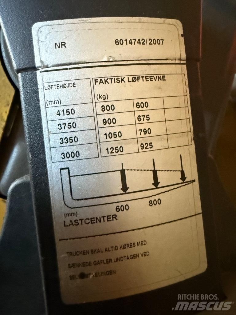 BT SPE 125 Ručne vedené vysokozdvižné vozíky