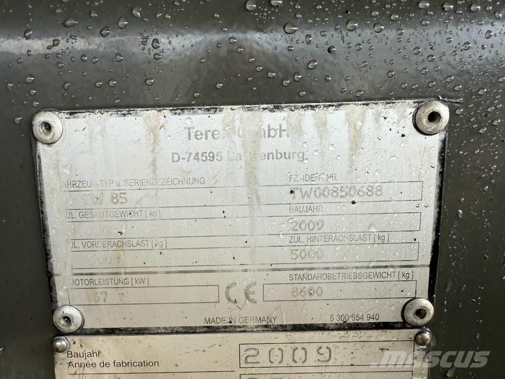 Terex TW 85 Kolesové rýpadlá
