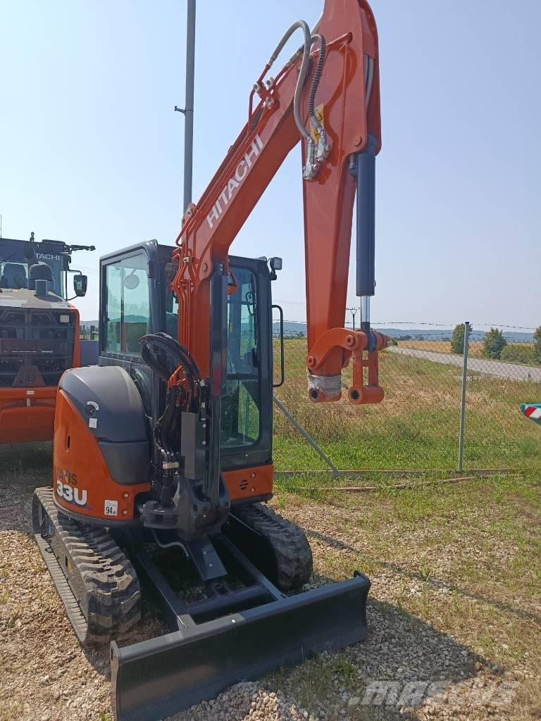 Hitachi ZX33U Pásové rýpadlá