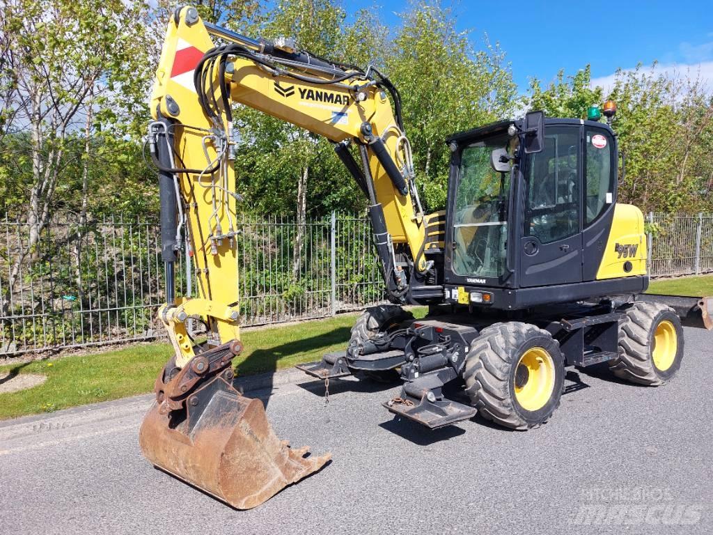 Yanmar B95W Kolesové rýpadlá