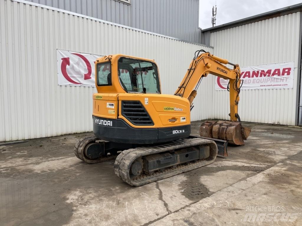 Hyundai R80CR-9 Midi rýpadlá 7 t - 12 t