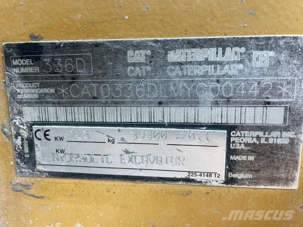 CAT 336 D LN Pásové rýpadlá