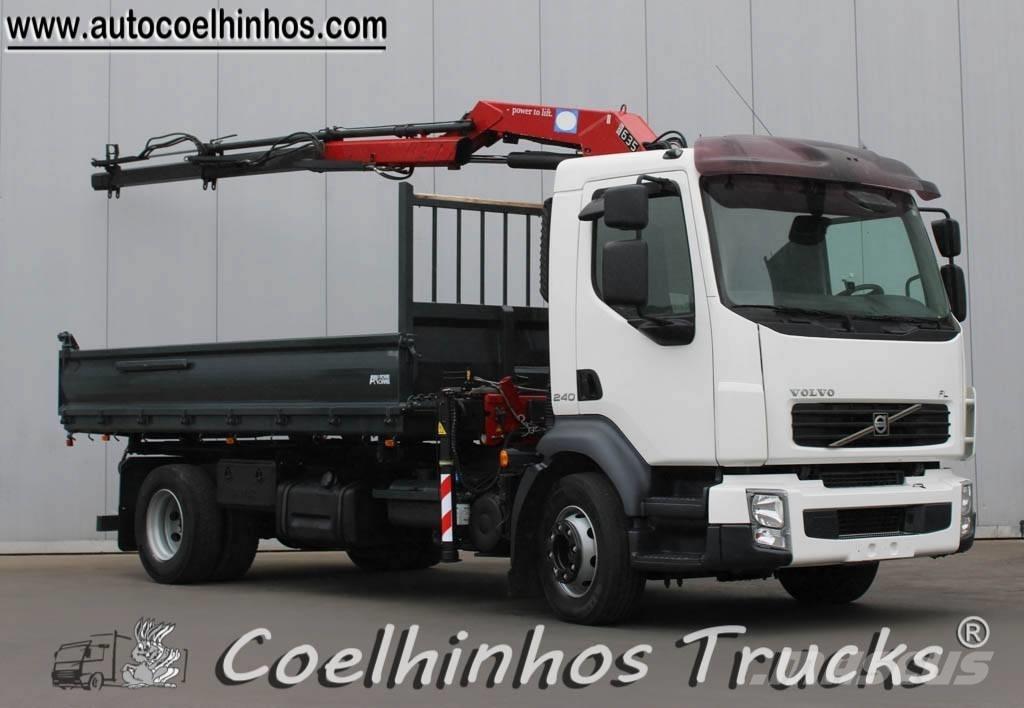 Volvo FL 240 + HMF 635 Sklápače