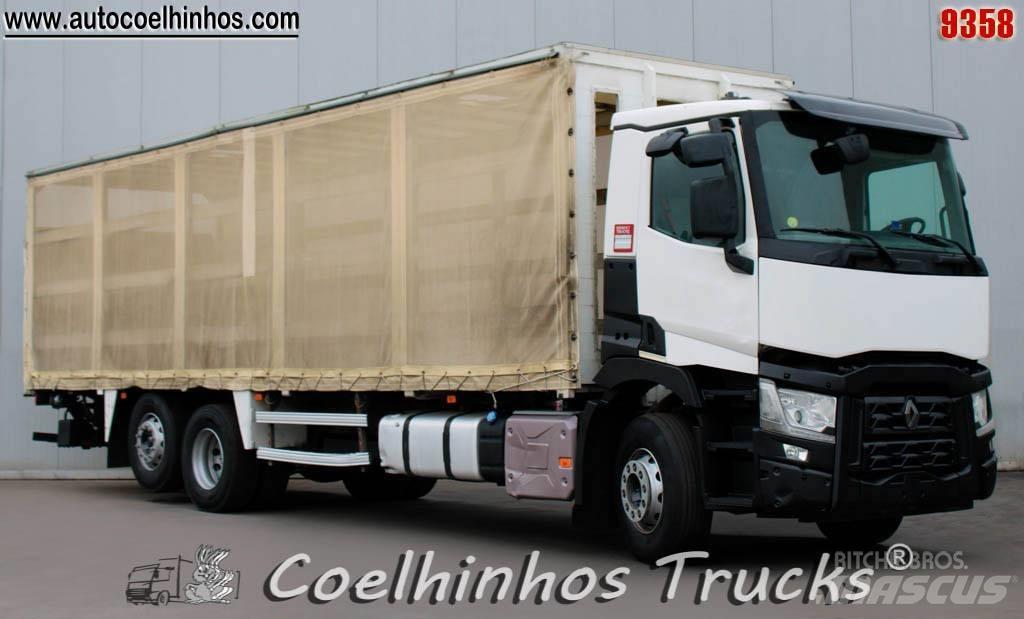 Renault C 380 Nákladné vozidlá s bočnou zhrnovacou plachtou