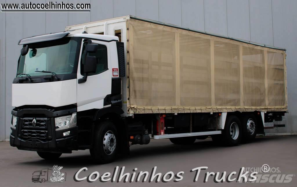 Renault C 380 Nákladné vozidlá s bočnou zhrnovacou plachtou