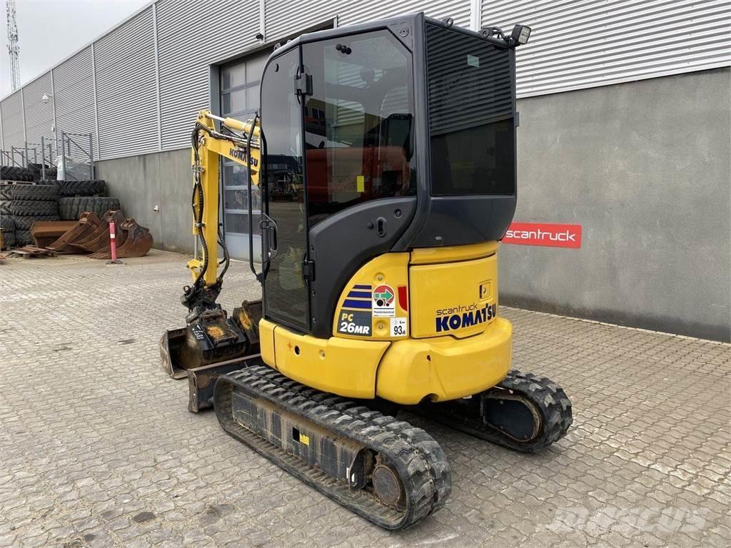 Komatsu PC26MR-5 Kolesové rýpadlá