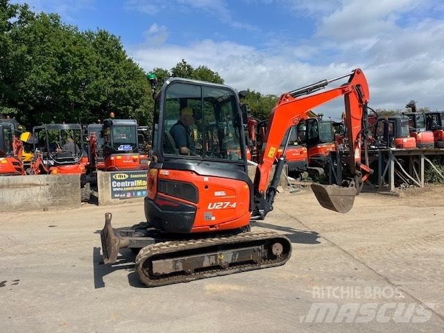 Kubota U 27-4 Mini rýpadlá < 7t