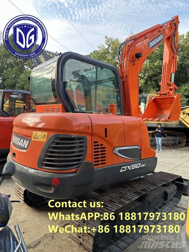 Doosan DX 60 Pásové rýpadlá