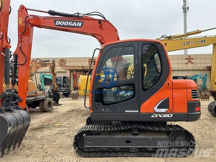 Doosan DX 80 Mini rýpadlá < 7t