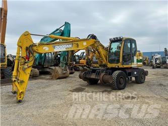 Doosan DX 160 WR Kolesové rýpadlá
