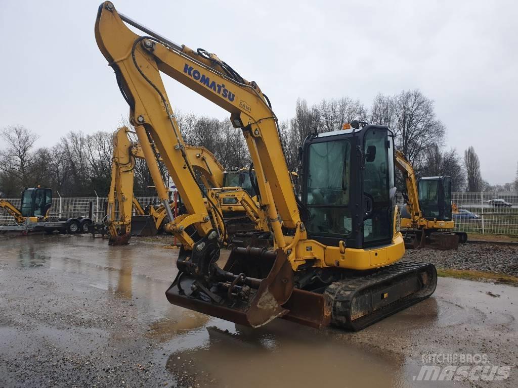 Komatsu PC55MR-5 Mini rýpadlá < 7t