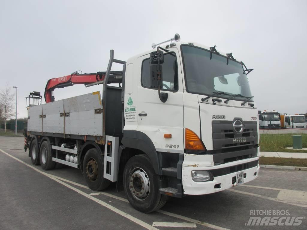 Hino 700 Autožeriavy, hydraulické ruky