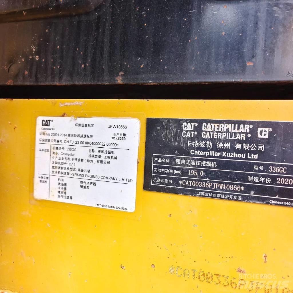 CAT 336GC Pásové rýpadlá