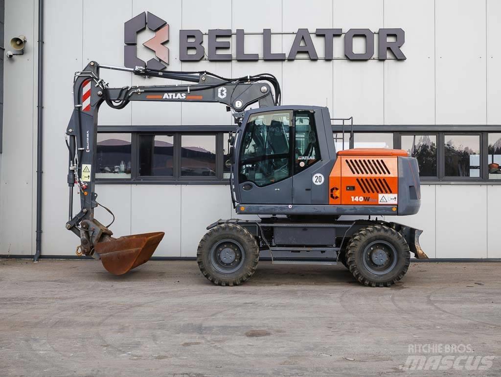 Atlas 140 W Kolesové rýpadlá