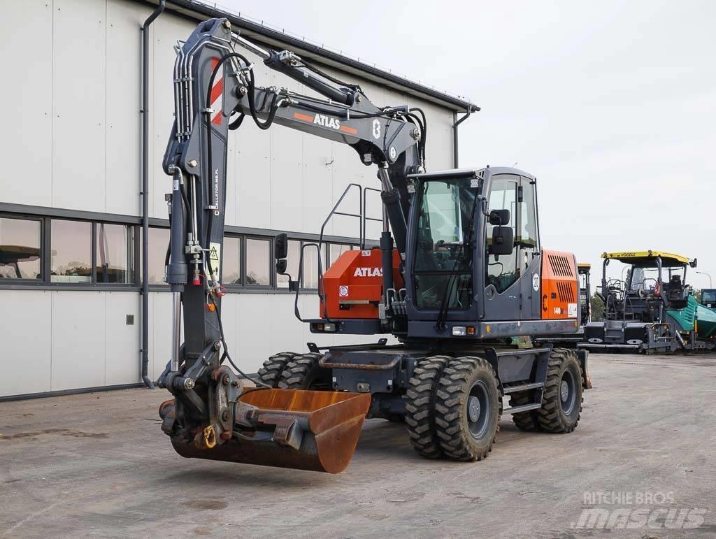 Atlas 140 W Kolesové rýpadlá