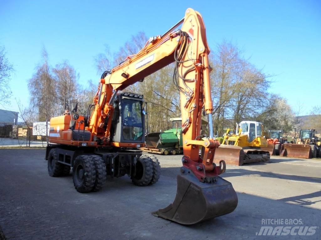 Doosan DX 160 W Kolesové rýpadlá