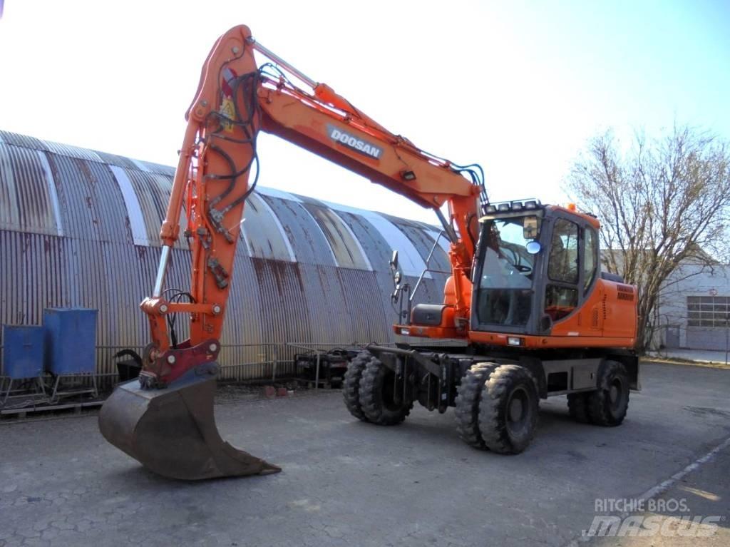 Doosan DX 160 W Kolesové rýpadlá