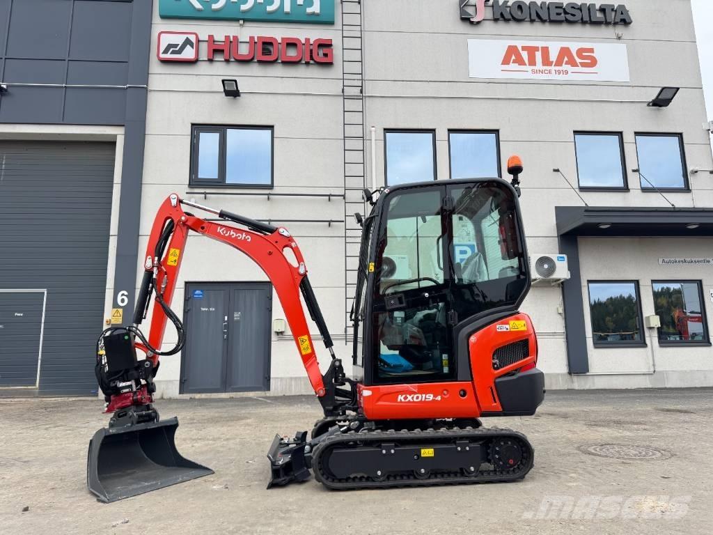 Kubota KX 019-4 Mini rýpadlá < 7t