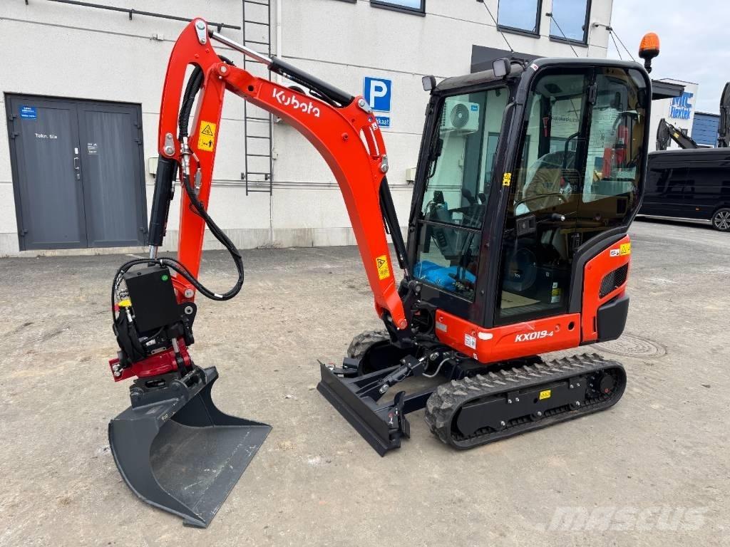 Kubota KX 019-4 Mini rýpadlá < 7t