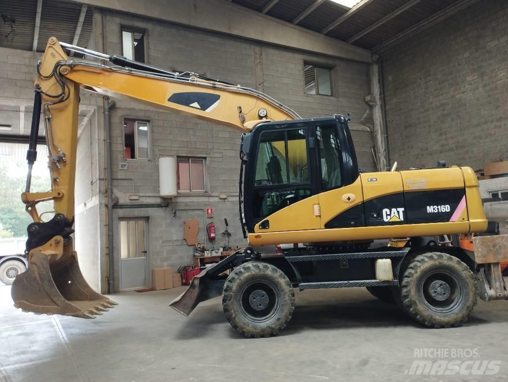 CAT M 316 D Kolesové rýpadlá