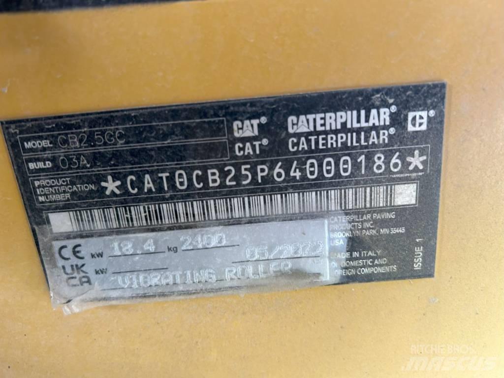 CAT CB 2.5GC Tandemové valce