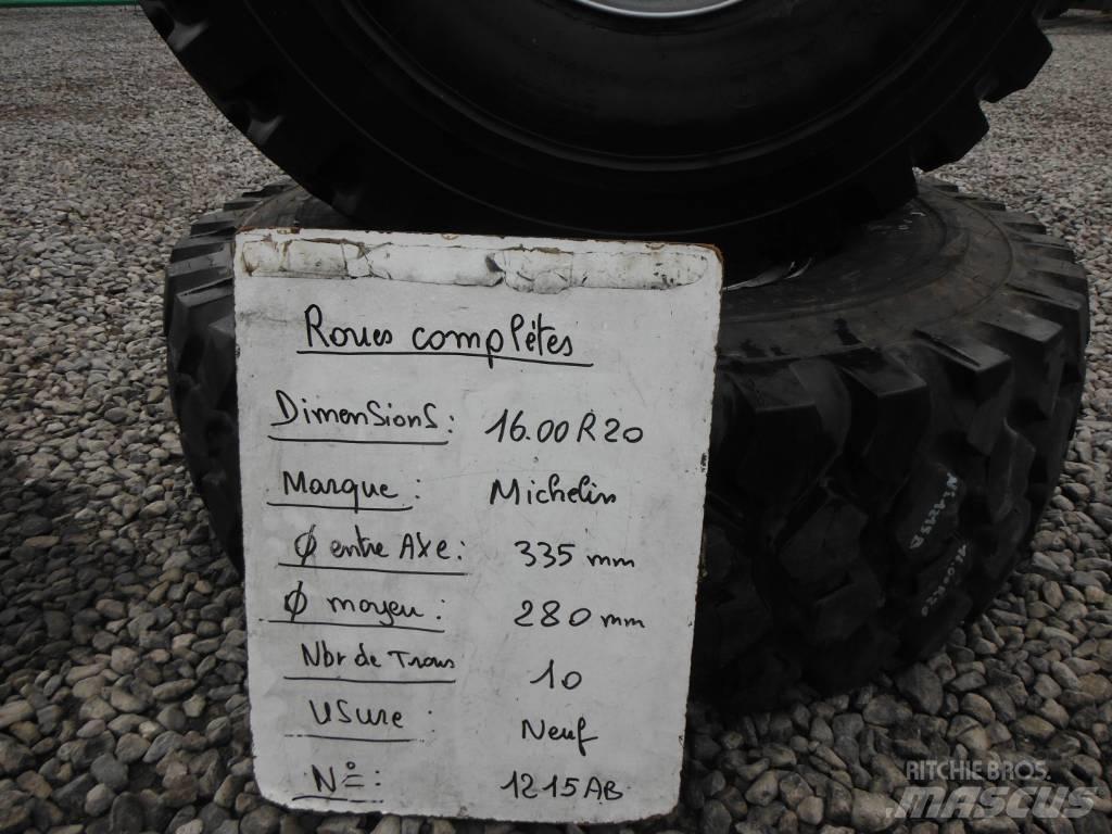 Michelin 16.00R20 Pneumatiky, kolesá a ráfiky