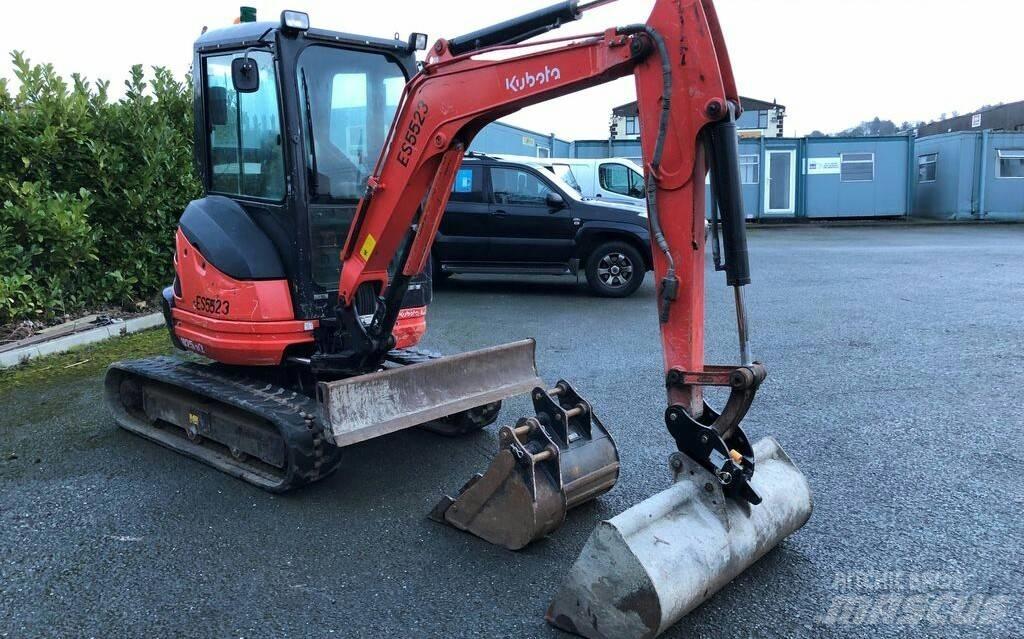 Kubota U 25 Mini rýpadlá < 7t