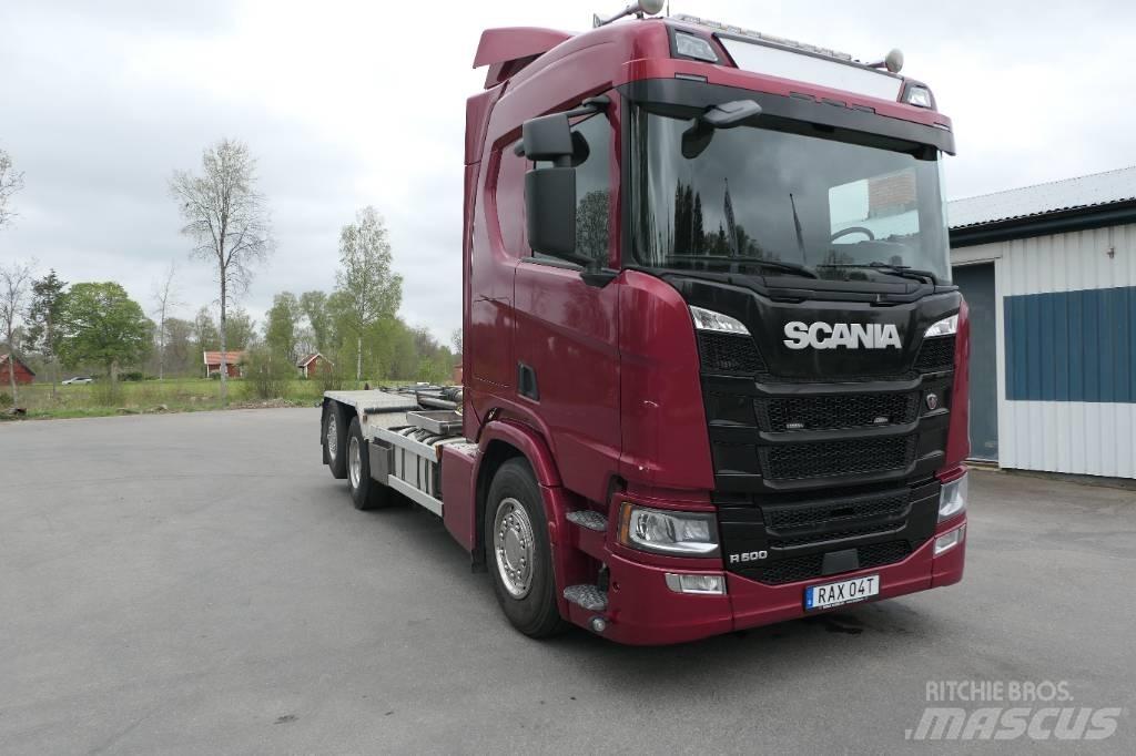 Scania R500 B6x2*4NB Hákový nosič kontajnerov