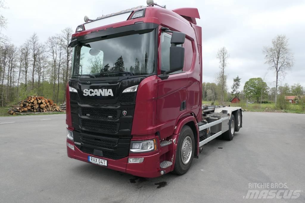 Scania R500 B6x2*4NB Hákový nosič kontajnerov