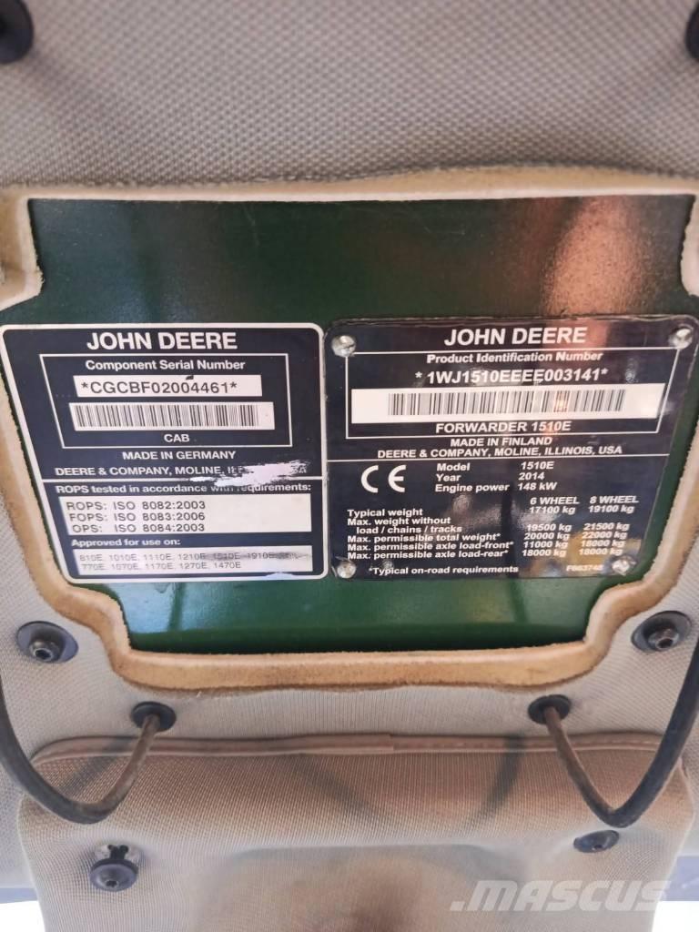 John Deere 1510 IT4 Lesné traktory