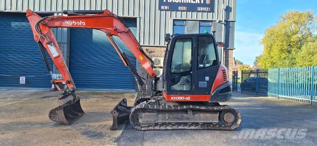 Kubota KX 080-4 Midi rýpadlá 7 t - 12 t