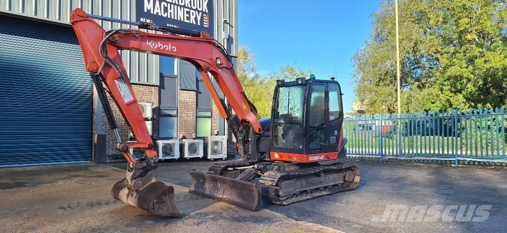Kubota KX 080-4 Midi rýpadlá 7 t - 12 t