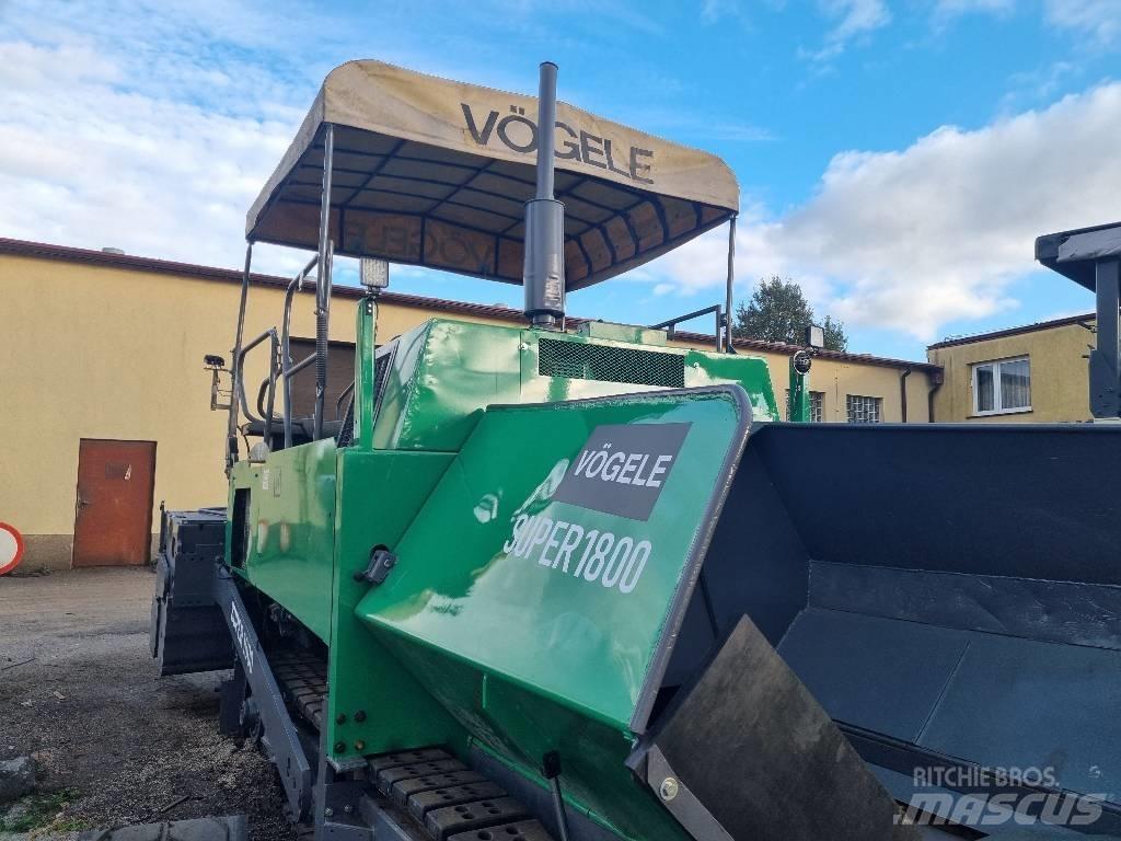 Vögele super 1800 Finišéry