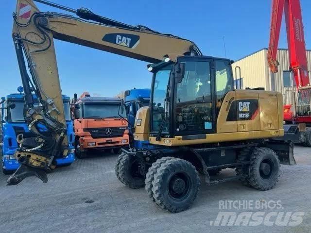 CAT M 318 F Kolesové rýpadlá