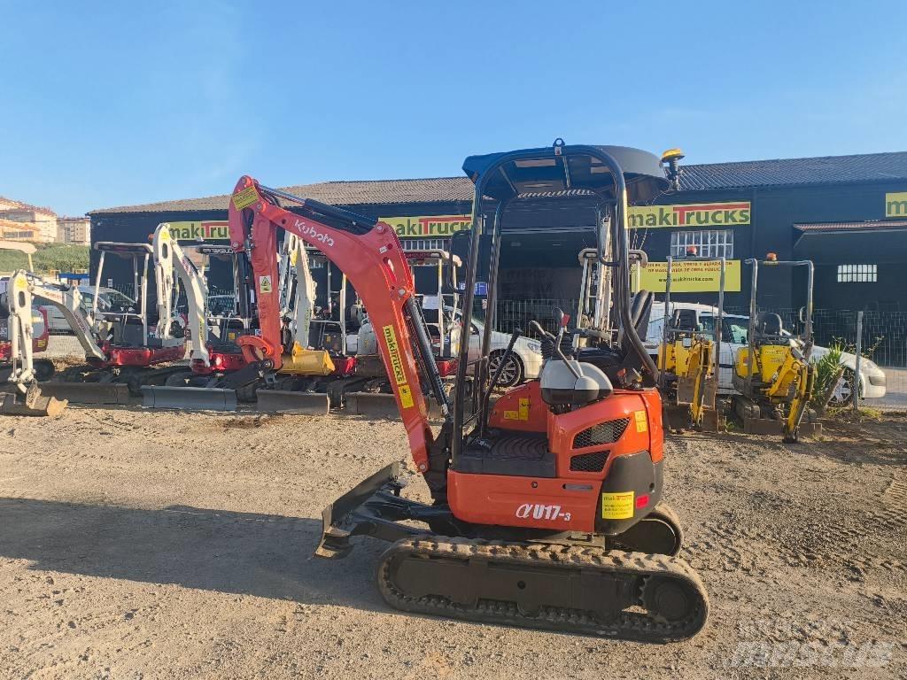 Kubota U 17-3 Mini rýpadlá < 7t