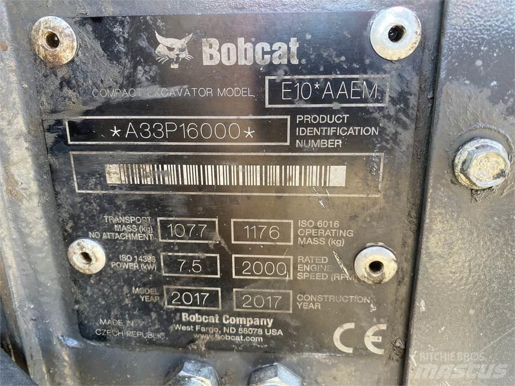 Bobcat E10 Kolesové rýpadlá