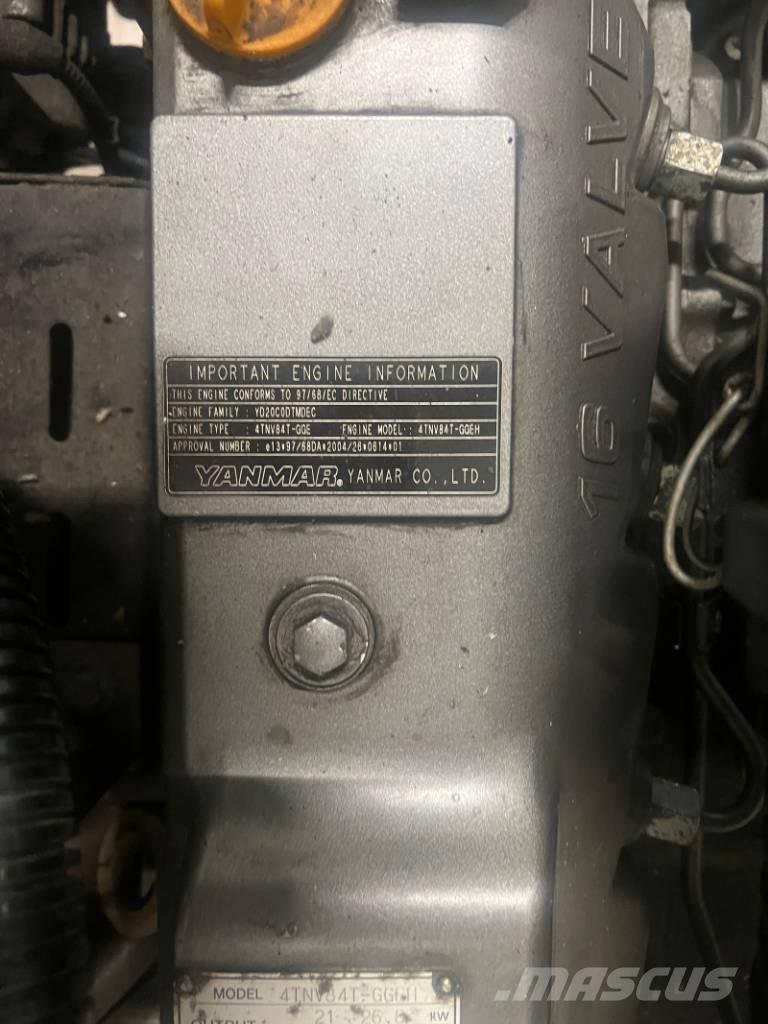 Yanmar 4TNV84T-GGEH Mini rýpadlá < 7t