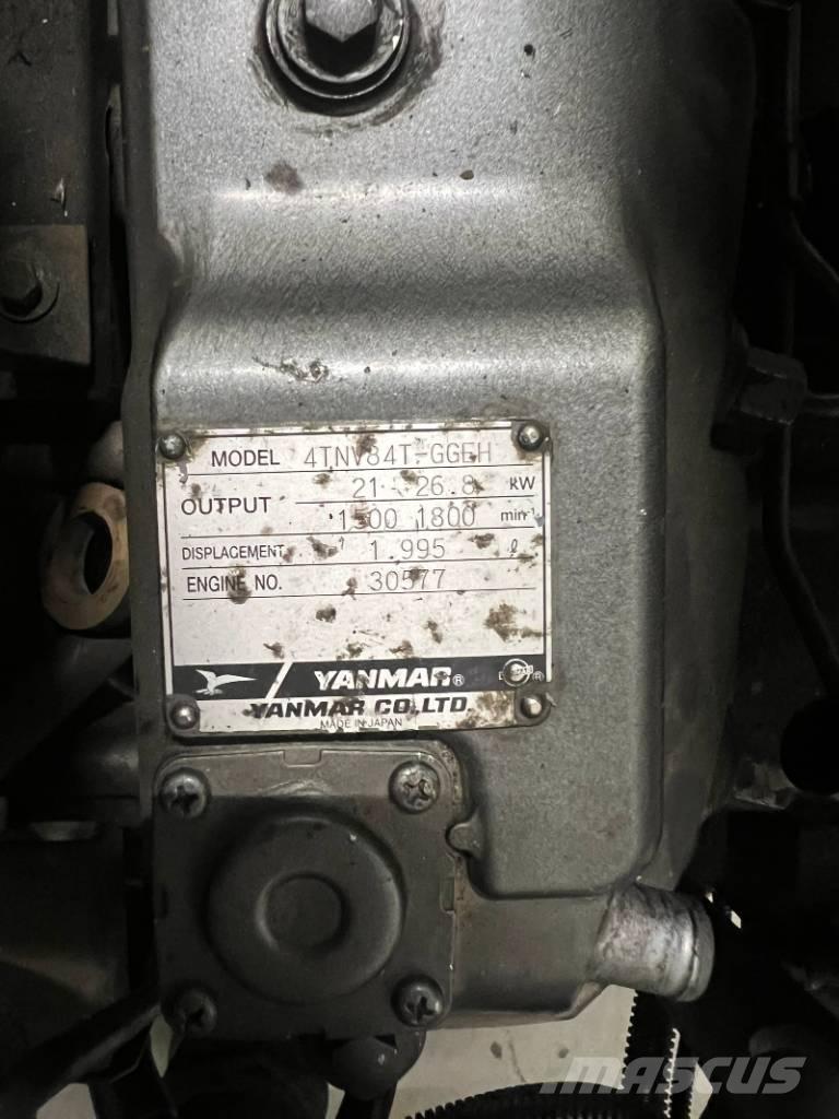 Yanmar 4TNV84T-GGEH Mini rýpadlá < 7t